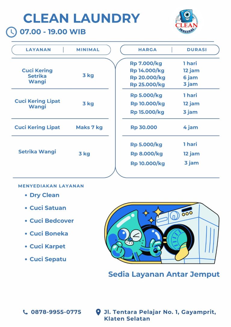Clean Laundry Klaten